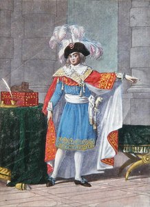 Un des cinq membres du Directoire exécutif de la période du Directoire (1795-99) en costume formel