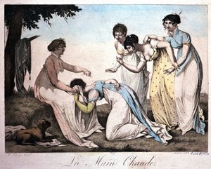 Jeu de filles : Main chaude par Bosio v. 1820