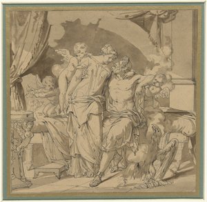 Jupiter et Junon en étreinte - Jean Francois Bosio