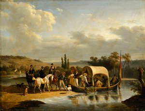 Le départ, 1836 - Jean Francois Demay