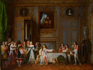 Molière honoré par Louis XIV, 1824
