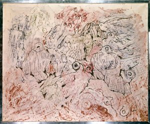 Aux 100 000 colombes Peinture de Max Ernst (1891 - 1976)