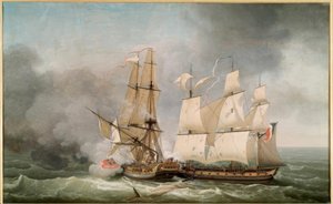 Combat entre la corvette française La Bayonnaise