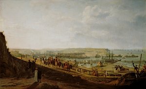 Napoléon Ier (1769-1821) visitant le camp de Boulogne en juillet 1804, 1806