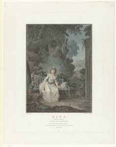 Portrait de Madame Dugazon - Jean Francois Janinet