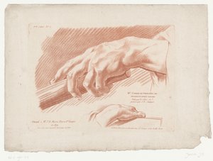 Page de titre avec deux mains