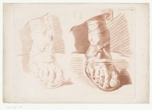 Deux pieds en sandales (Troisième feuille du cinquième cahier)
