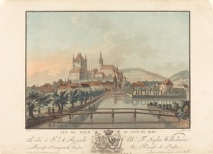Vue de Thoune du côté du Midi, probablement 1776