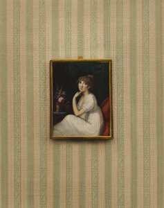Portrait de la reine Caroline, épouse du roi George IV - Jean Francois Marie Huet Villiers
