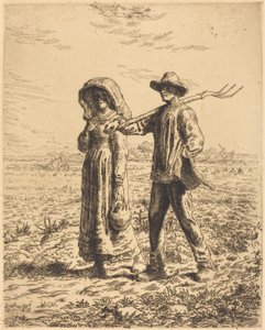 Départ pour le travail - Jean Francois Millet