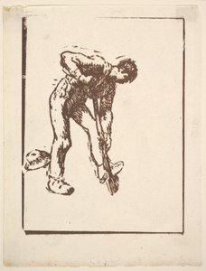 Fossoyeur, 1863 - Jean Francois Millet