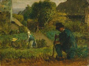 Scène de jardin