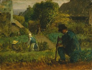 Scène de jardin