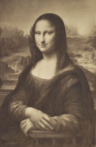 Dessin de la Joconde par Millet, 1854-55