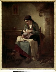 Paysanne allaitant