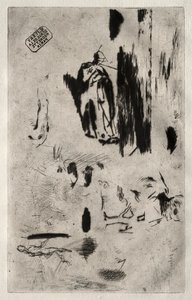 Assiette avec croquis