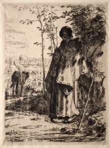 La grande bergère - Jean Francois Millet