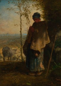 La petite bergère - Jean Francois Millet