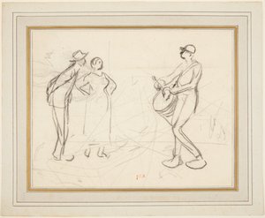Trois figures - Jean Francois Millet
