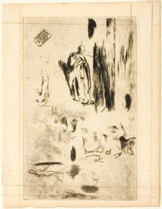 Divers croquis - Jean Francois Millet