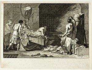 Dévotion de Cimon ou Funérailles de Miltiade - Jean François Pierre Peyron