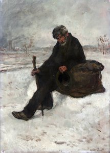 Un philosophe, Cheminot dans la neige