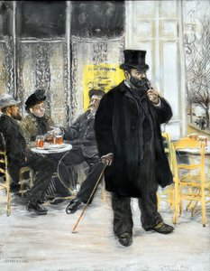 Les bohémiens au café - Jean Francois Raffaelli