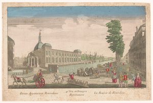 Vue de la Bourse de Rotterdam