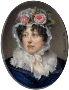 Bracelet avec portrait de Lady Susan Murray - Jean François Gérard Fontallard