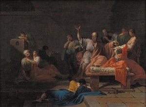 La mort de Socrate - Jean François Pierre Peyron