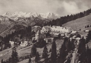 Grand Hôtel, Rigi Kaltbad, An der Zahnradbahn Vitznau Rigi Kulm gelegen