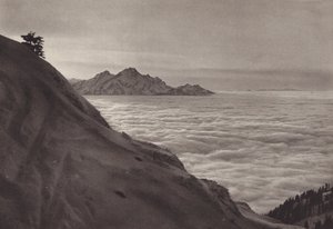 Rigi Kulm, au-dessus de la mer de brouillard