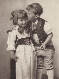Suisse : Appenzell, enfants en costume national