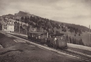 Vitznau Rigi Kulm, chemin de fer à crémaillère