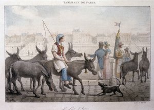 Ancien métier de rue à Paris : marchand de lait d