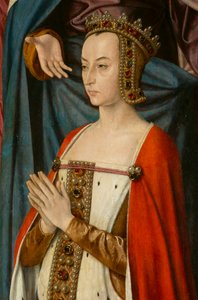 Duchesse Anne de Beaujeu, (détail) Triptyque du maître de Moulins - Jean Hey
