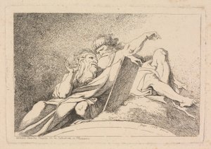 Les Deux Prophètes - Jean Honoré Fragonard after Annibale Carracci
