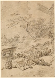 Don Quichotte vaincu par le moulin à vent - Jean Honore Fragonard