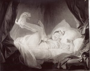 La Gimblette ou Jeune fille faisant danser son chien sur son lit