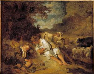 Mercure et Argus - Jean Honore Fragonard