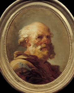 Tête de vieil homme - Jean Honore Fragonard
