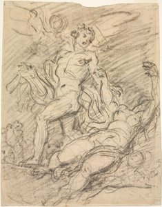 Orphée et Eurydice recto, vers 1761
