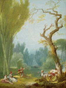 Jeux équestres. Vers 1775-80