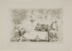 Les disciples à Emmaüs - Jean Honore Fragonard