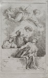 Les Disciples au Tombeau - Jean Honore Fragonard