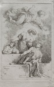 Les Disciples au tombeau, 1764 - Jean Honore Fragonard