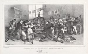 Descente dans les Ateliers de la Liberté de la presse
