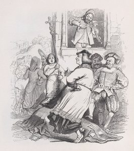 Le Violoneux de Meudon des Œuvres Complètes de Béranger - Jean Ignace Isidore Gérard
