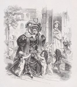 Les pauvres putti des œuvres complètes de Béranger, 1836 - Jean Ignace Isidore Gérard