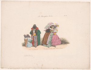 Les chats se comportent amicalement avec les souris (Métamorphoses contemporaines, Les Métamorphoses du Jour) - Jean Ignace Isidore Gérard Grandville